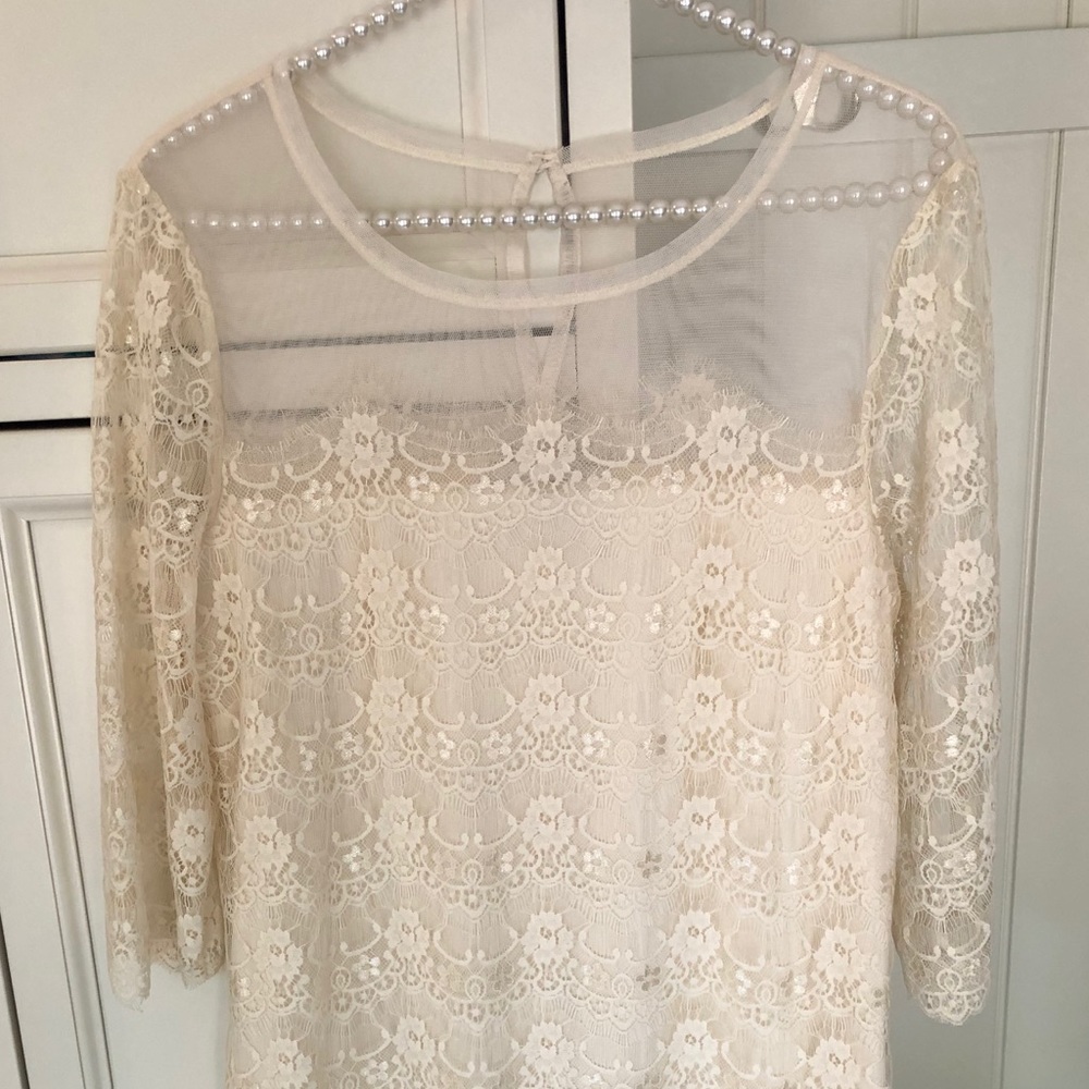 BCBG Max and Cleo Lace Shift Dress Size 12